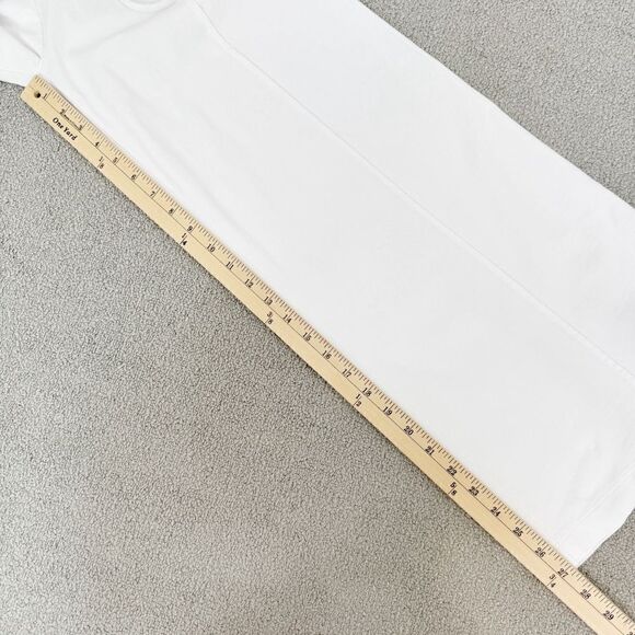 ASOS Collusion 90s Dad Wide Leg Jogger Pants White 6 High Waist Front Seam - Picture 12 of 12